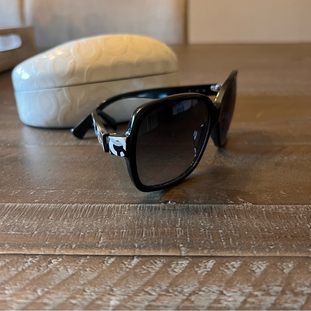 EUC coach sunglasses with case